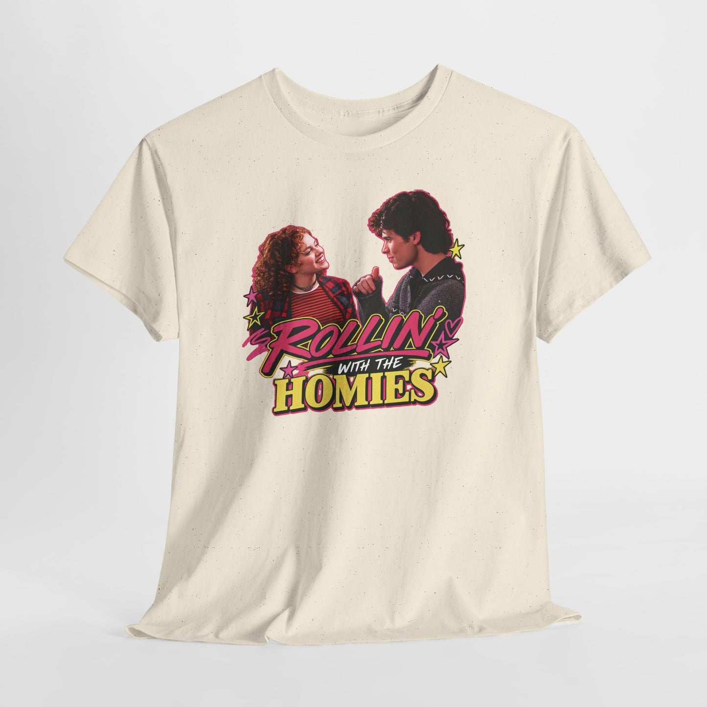 Rollin' With The Homies Tee | Retro Movie Quote Graphic Shirt