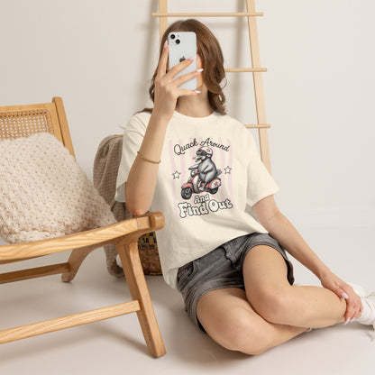 Quack Around and Find Out Retro Duck Graphic Tee