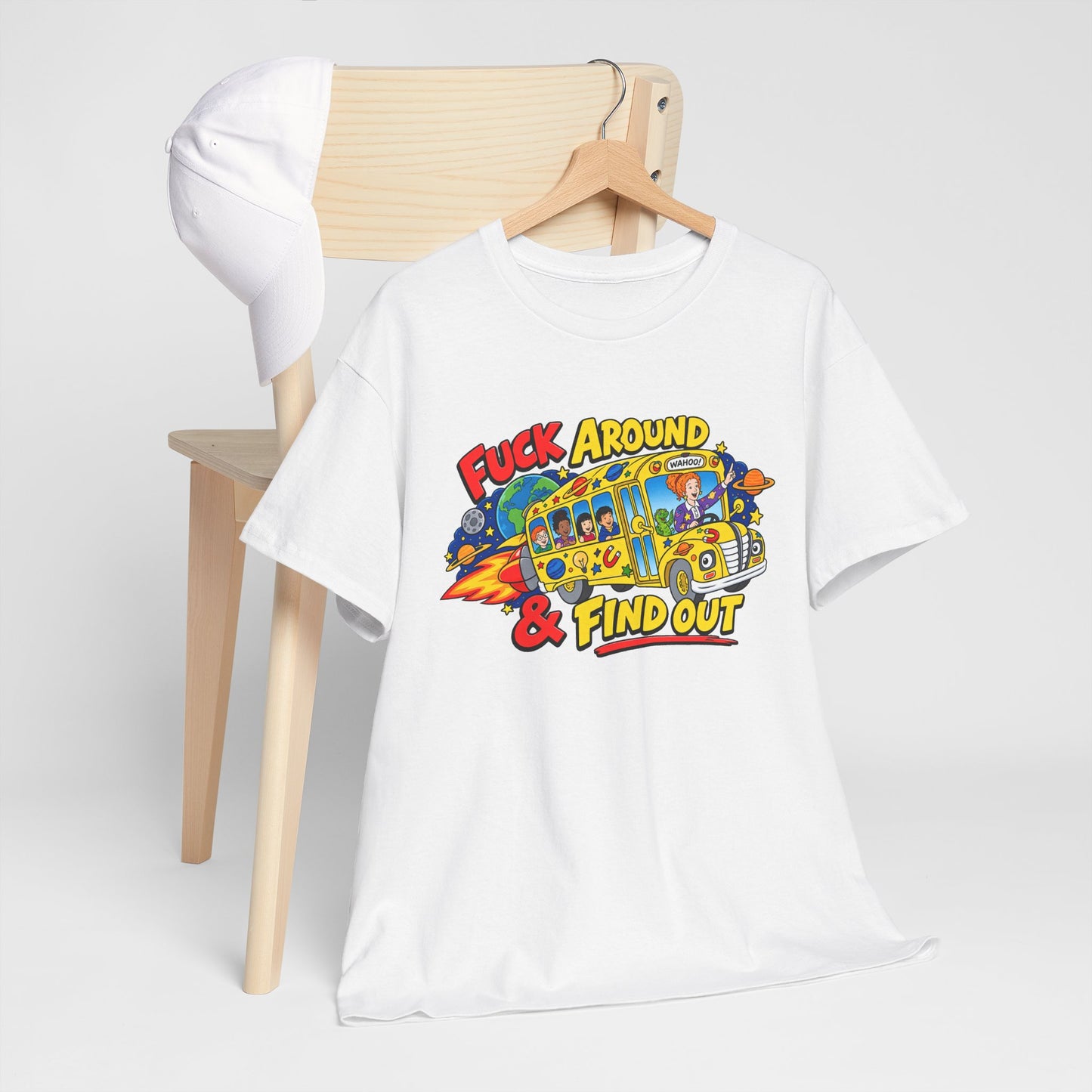 Fuck Around & Find Out Retro Comic Graphic Tee