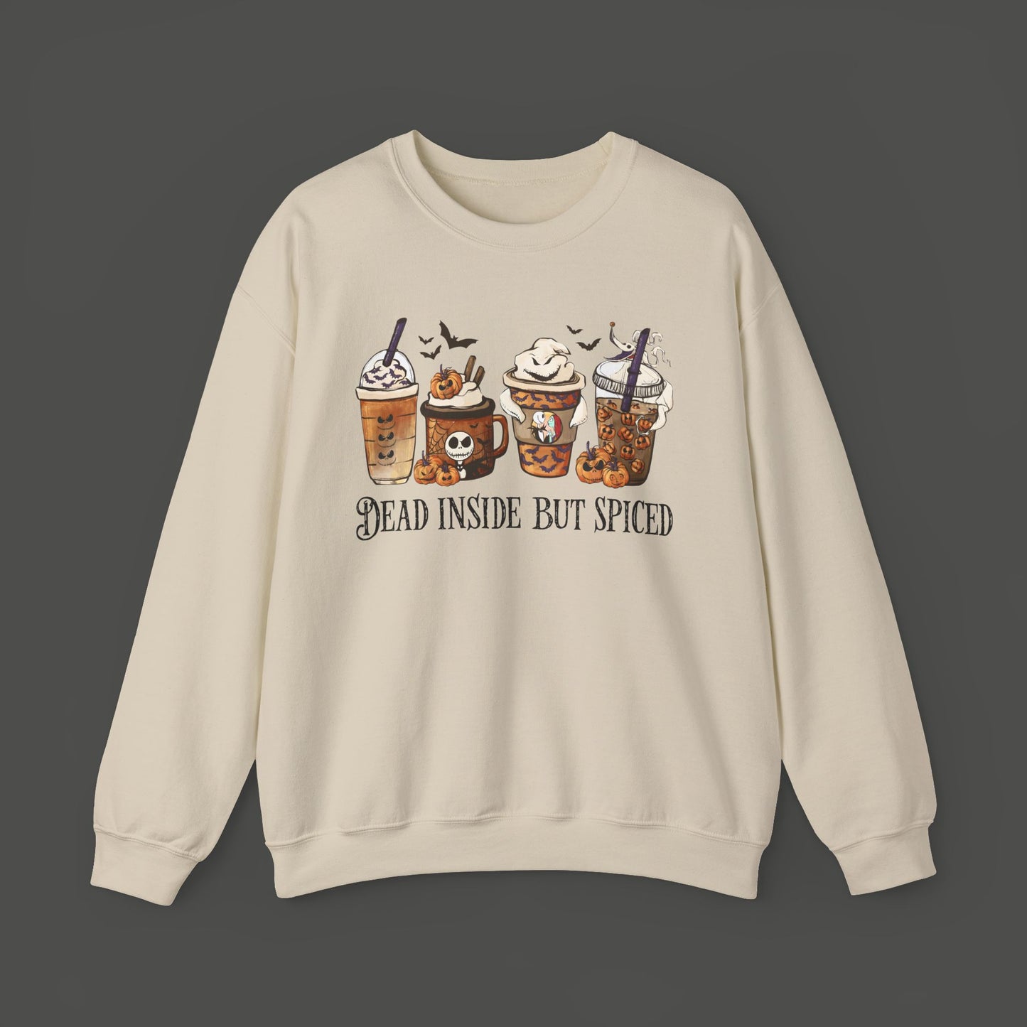 Dead Inside But Spiced Pumpkin Spice Latte Crewneck