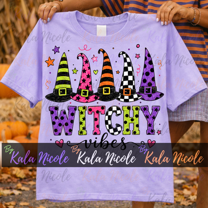 Witchy Vibes PNG Bundle | Trendy Halloween PNG | Fall PNG | Cute Witch Clipart (Digital Download)
