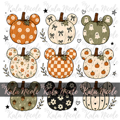 Mickey Pumpkin Patch PNG | Design 4