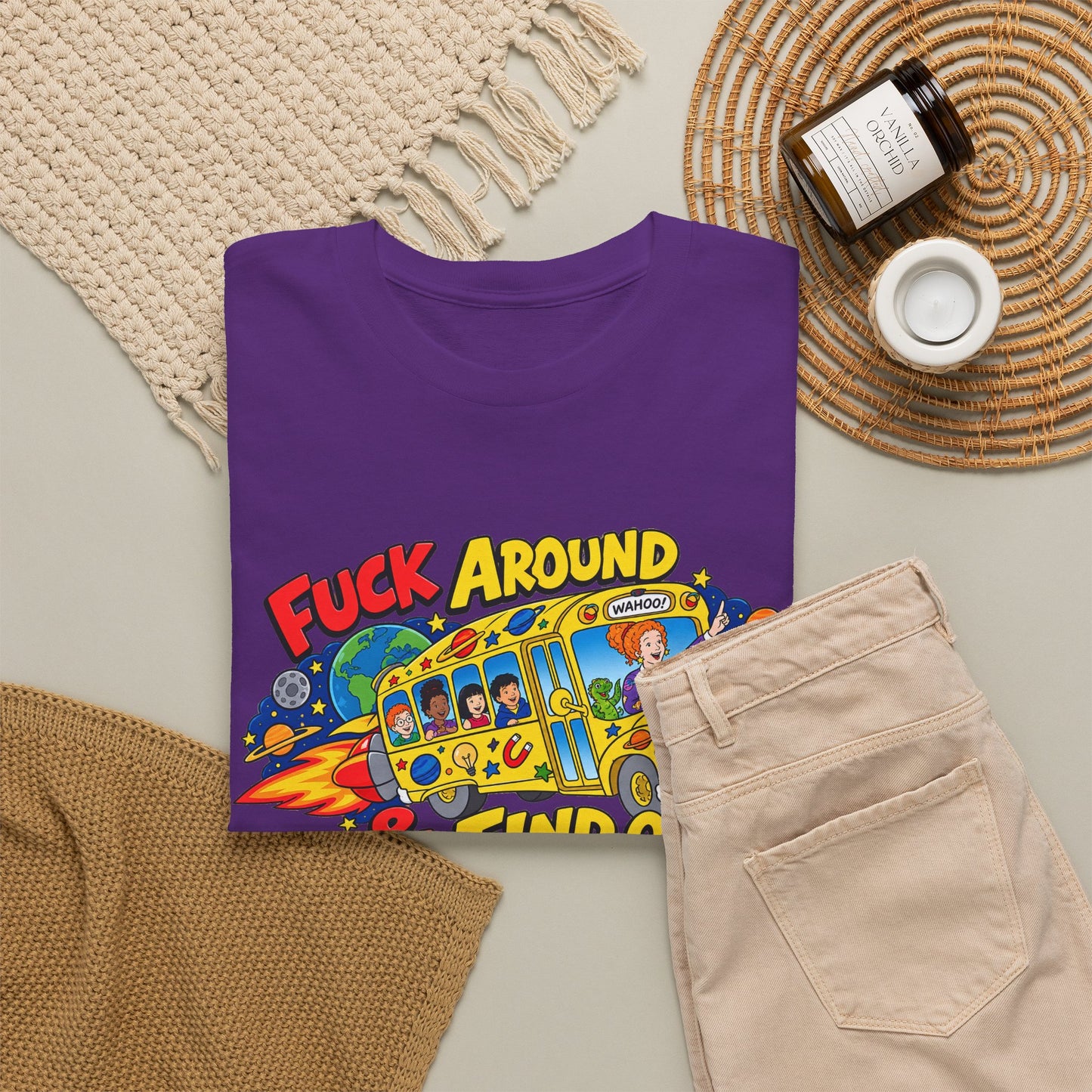 Fuck Around & Find Out Retro Comic Graphic Tee