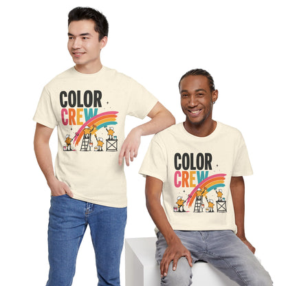 Color Crew Pop Art Tee — Stars Painting the Sky Graphic Tee