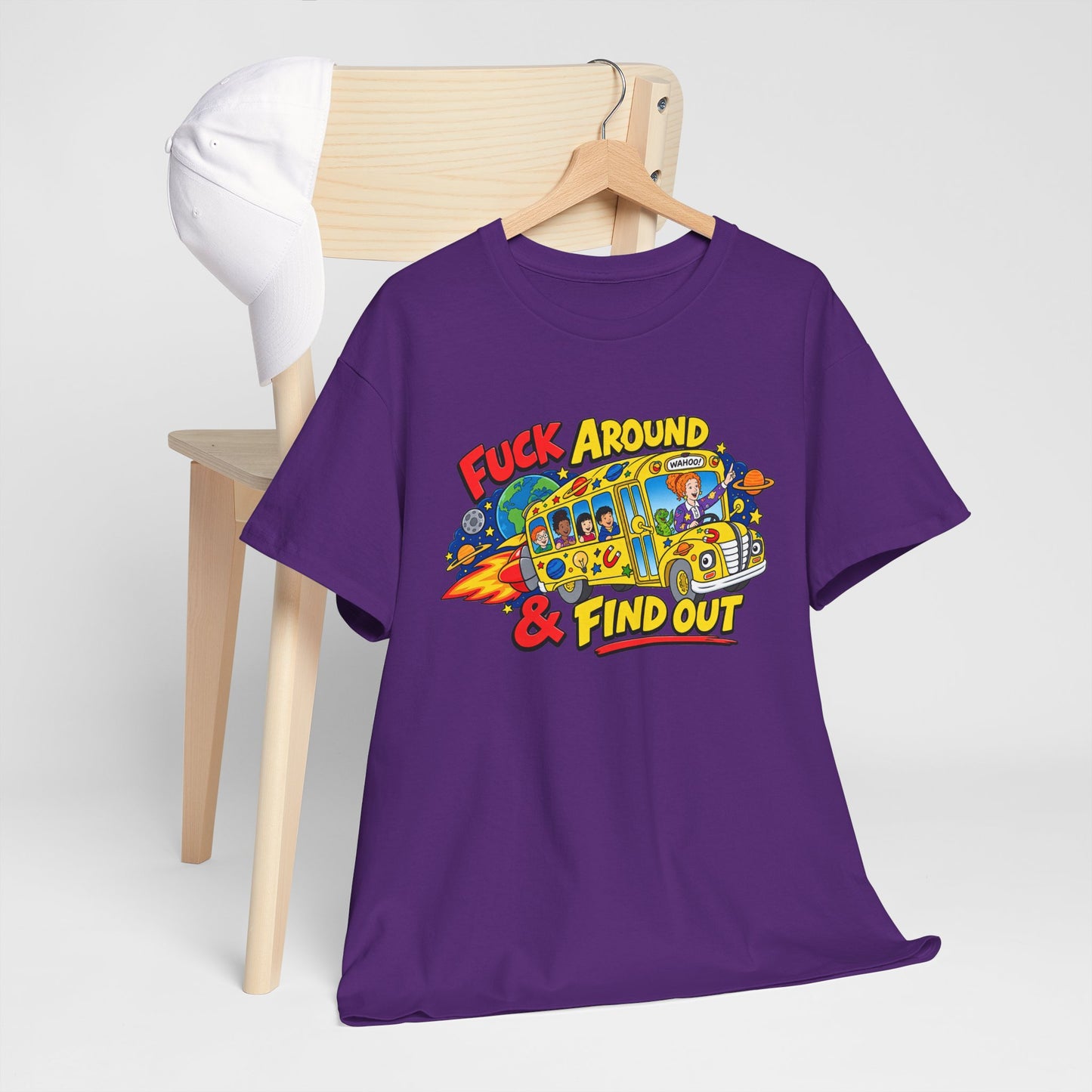 Fuck Around & Find Out Retro Comic Graphic Tee