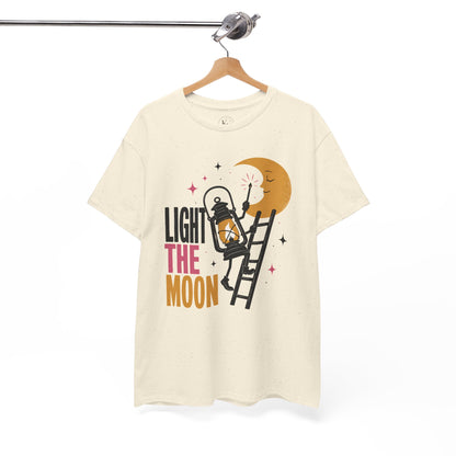 Light the Moon Pop Art Tee — Lantern Lighting the Moon Graphic Tee