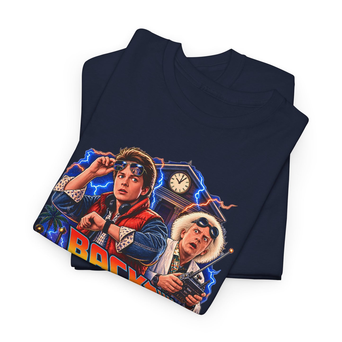Retro Time Travel Movie Graphic Tee