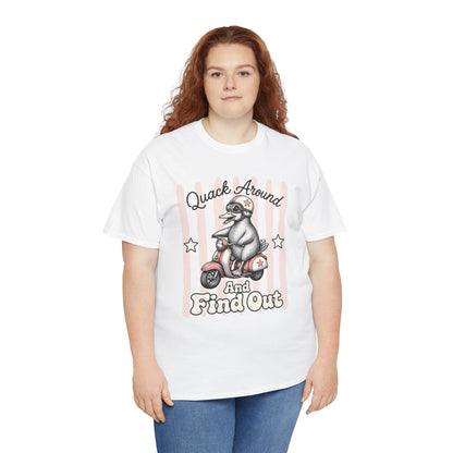 Quack Around and Find Out Retro Duck Graphic Tee