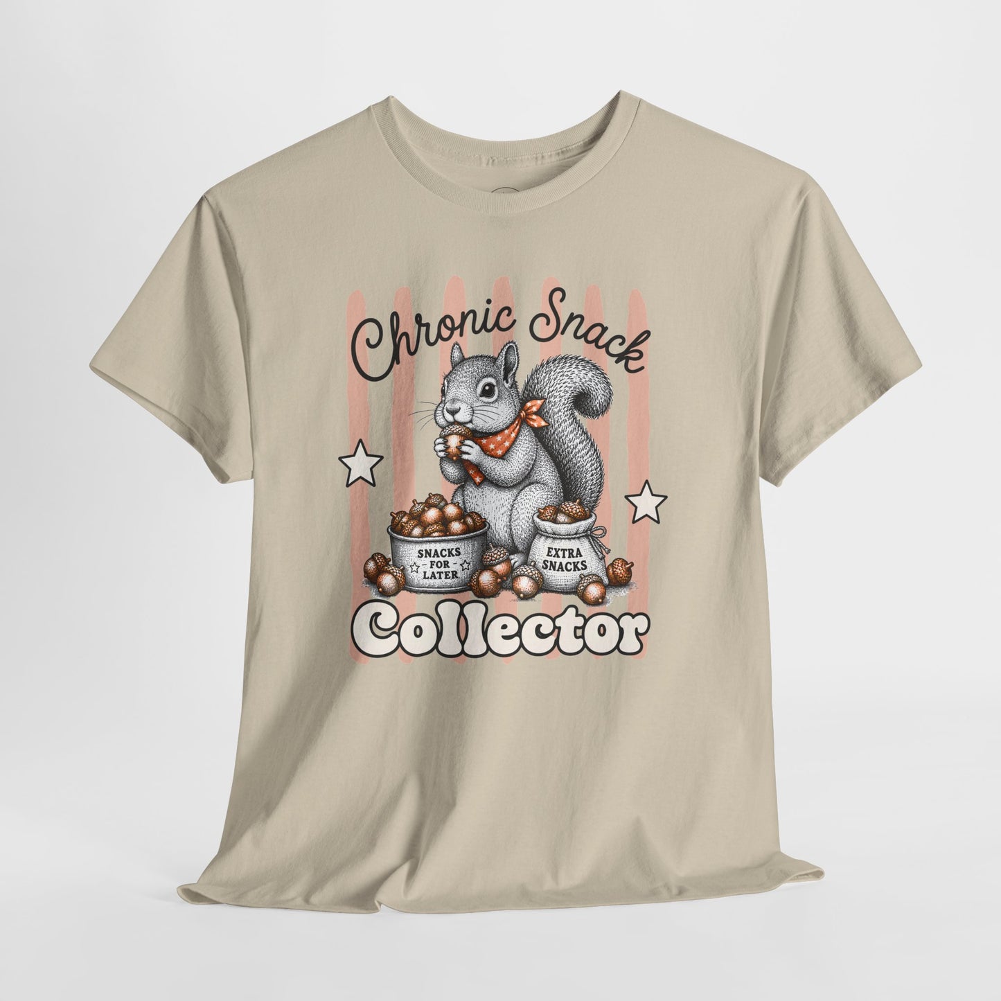 Chronic Snack Collector Retro Squirrel Graphic Tee