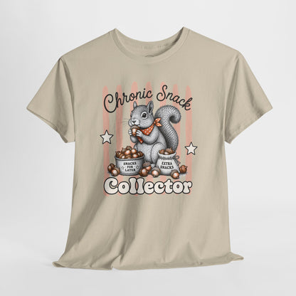 Chronic Snack Collector Retro Squirrel Graphic Tee