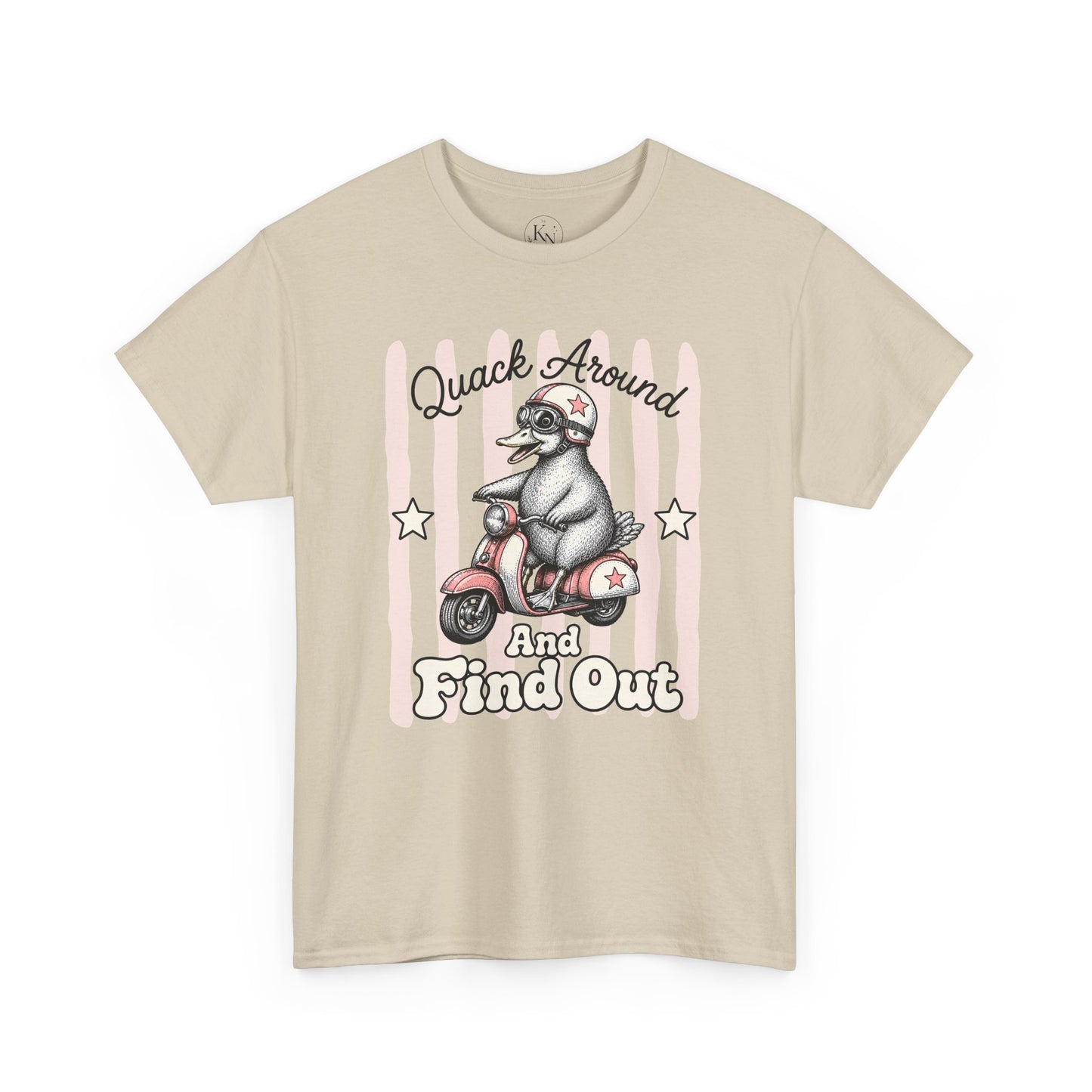Quack Around and Find Out Retro Duck Graphic Tee
