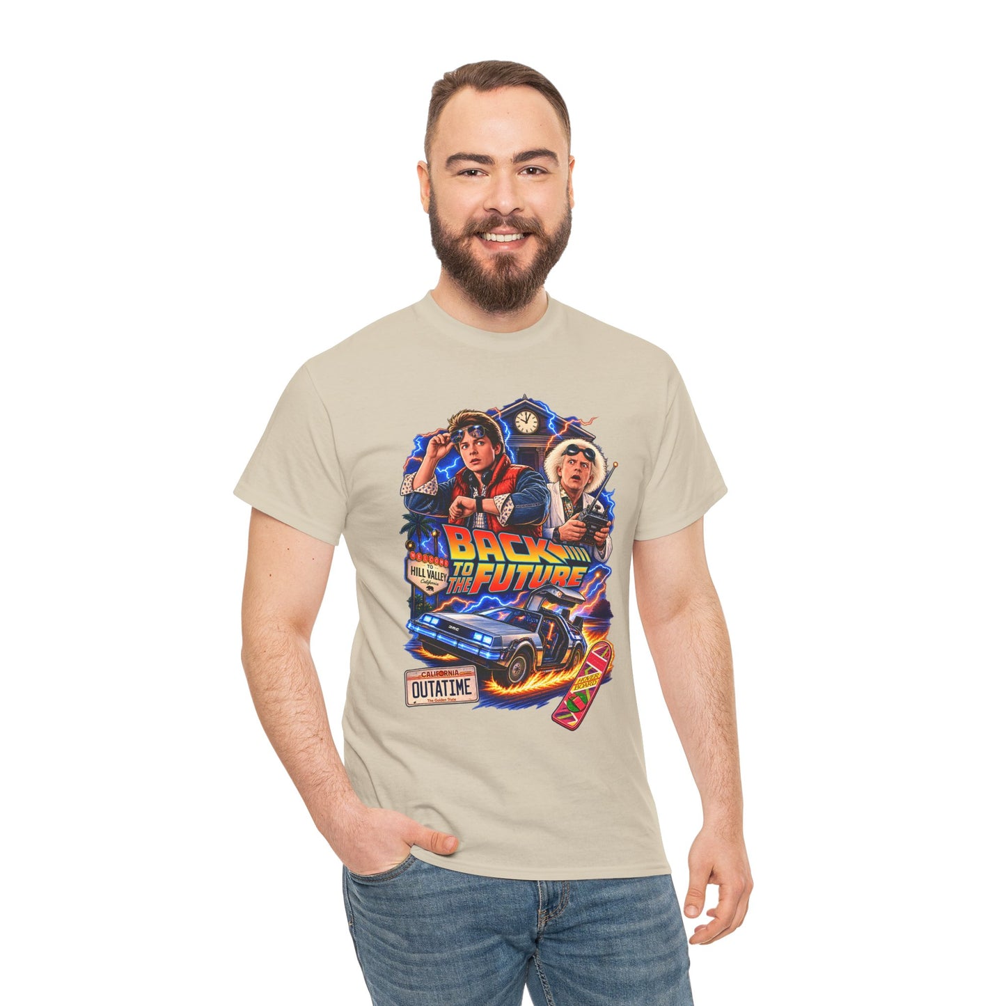 Retro Time Travel Movie Graphic Tee