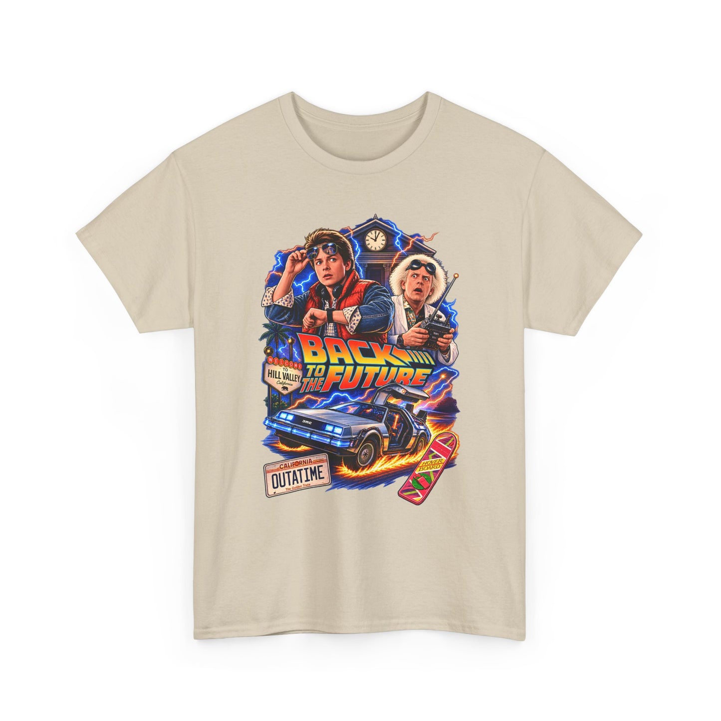 Retro Time Travel Movie Graphic Tee