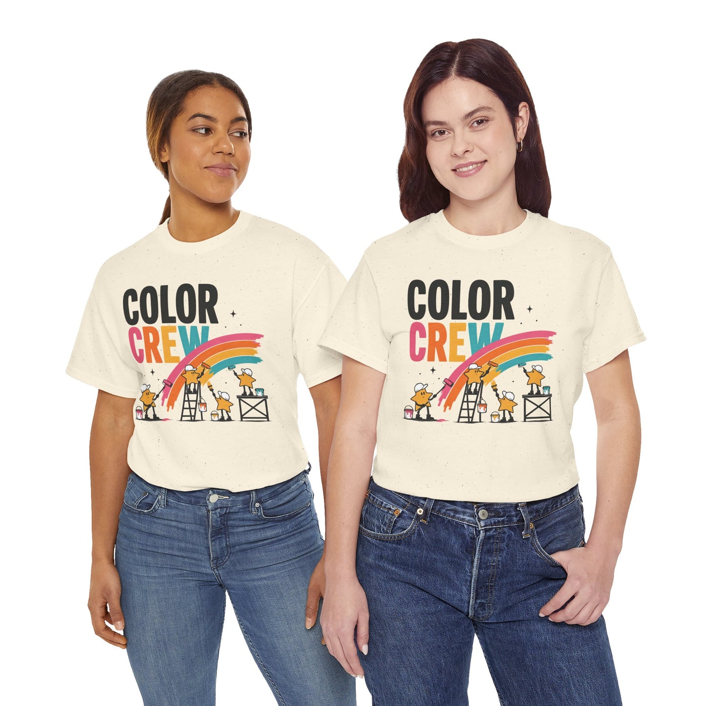 Color Crew Pop Art Tee — Stars Painting the Sky Graphic Tee