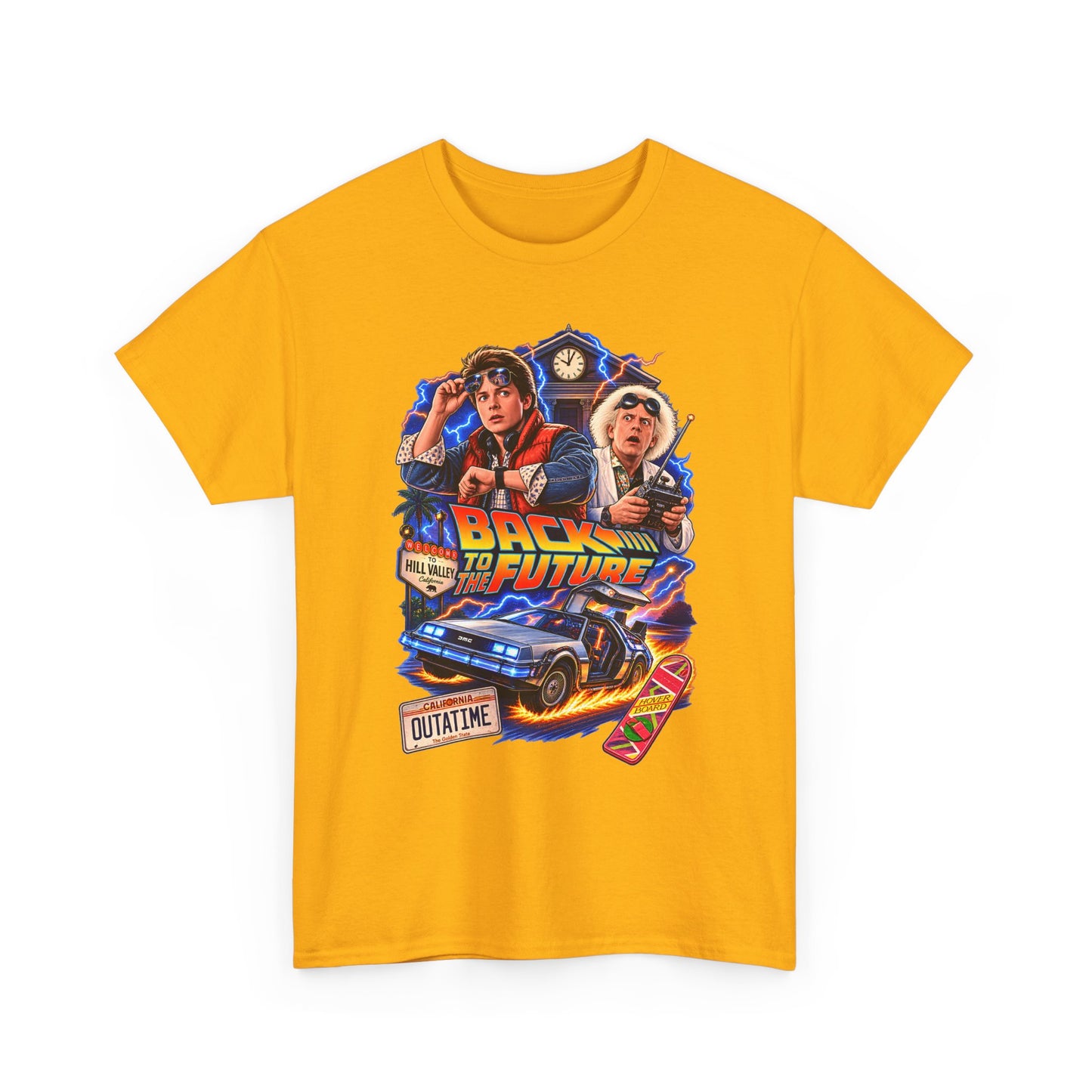 Retro Time Travel Movie Graphic Tee
