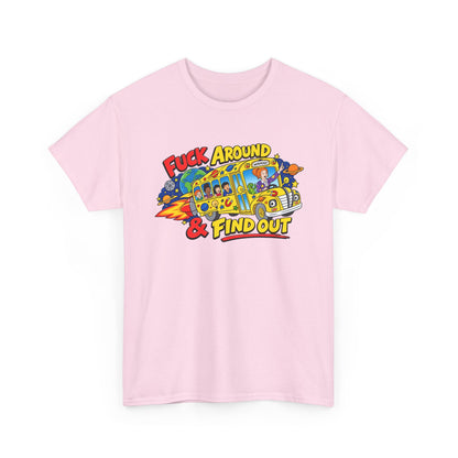 Fuck Around & Find Out Retro Comic Graphic Tee