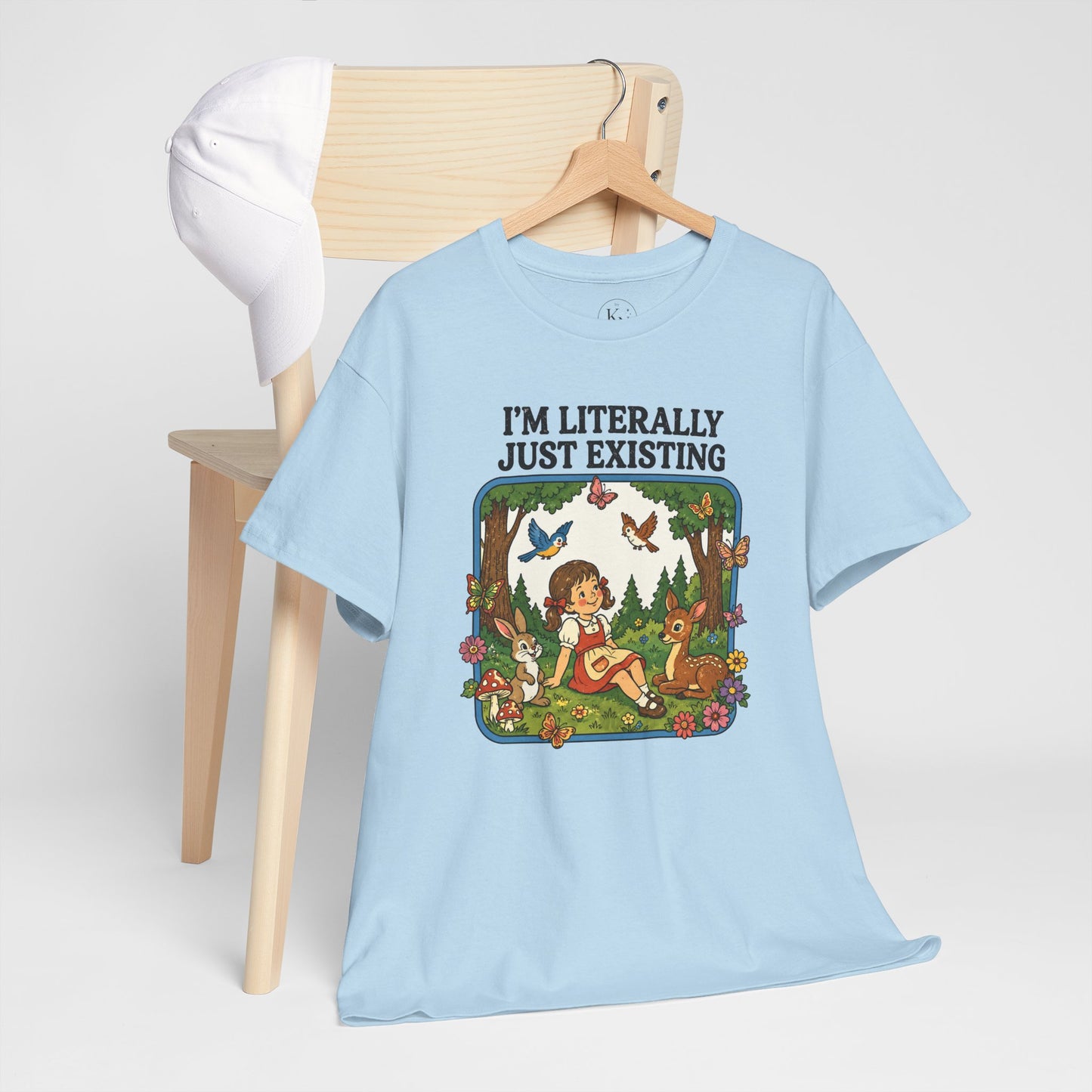I'm Literally Just Existing Tee — Vintage Nature Graphic T-Shirt