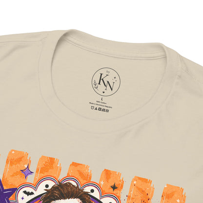 Halloween Michael Myers Portrait Tee — Colorful Spooky Horror Shirt