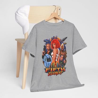 Retro Sci-Fi Character Collage Graphic Tee
