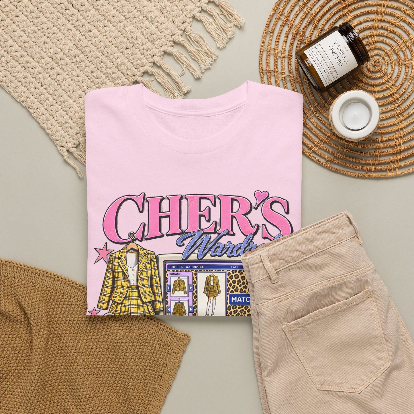 Cher's Wardrobe Graphic Tee | 90s Movie Nostalgia