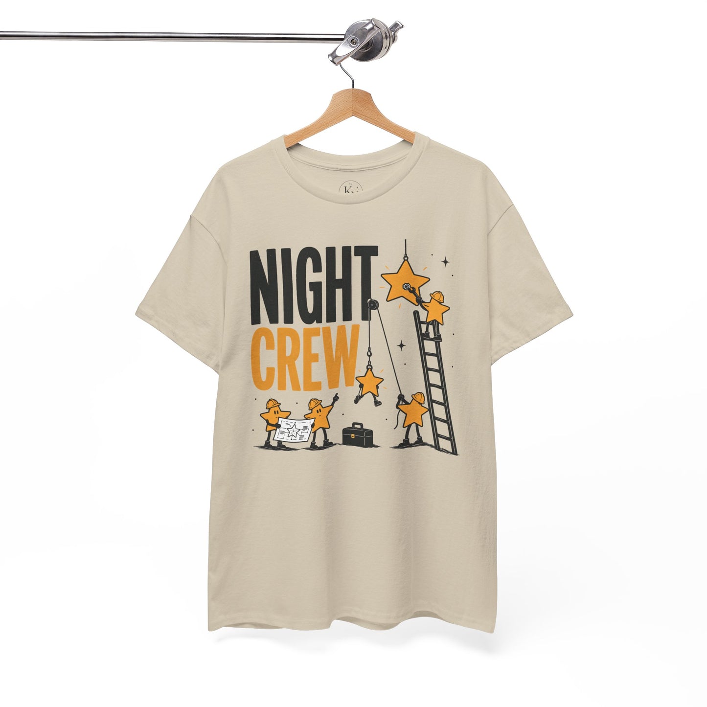 Night Crew Pop Art Tee — Stars Hanging Stars Graphic Tee