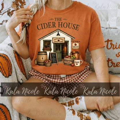 The Cider House PNG | Trendy Fall PNG | Vintage Country Fall Clipart (Digital Download)
