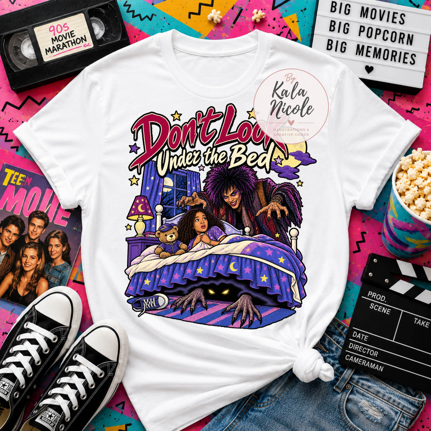 90s Movie Nostalgia PNG | Don't Look Under The Bed
