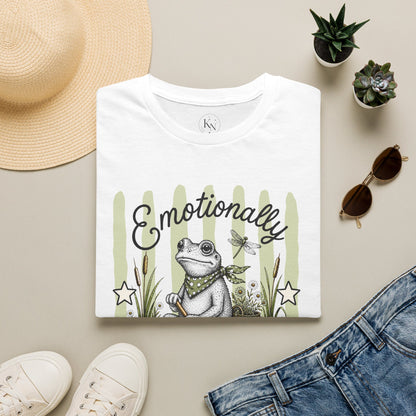 'Emotionally Amphibious' Frog Graphic Tee