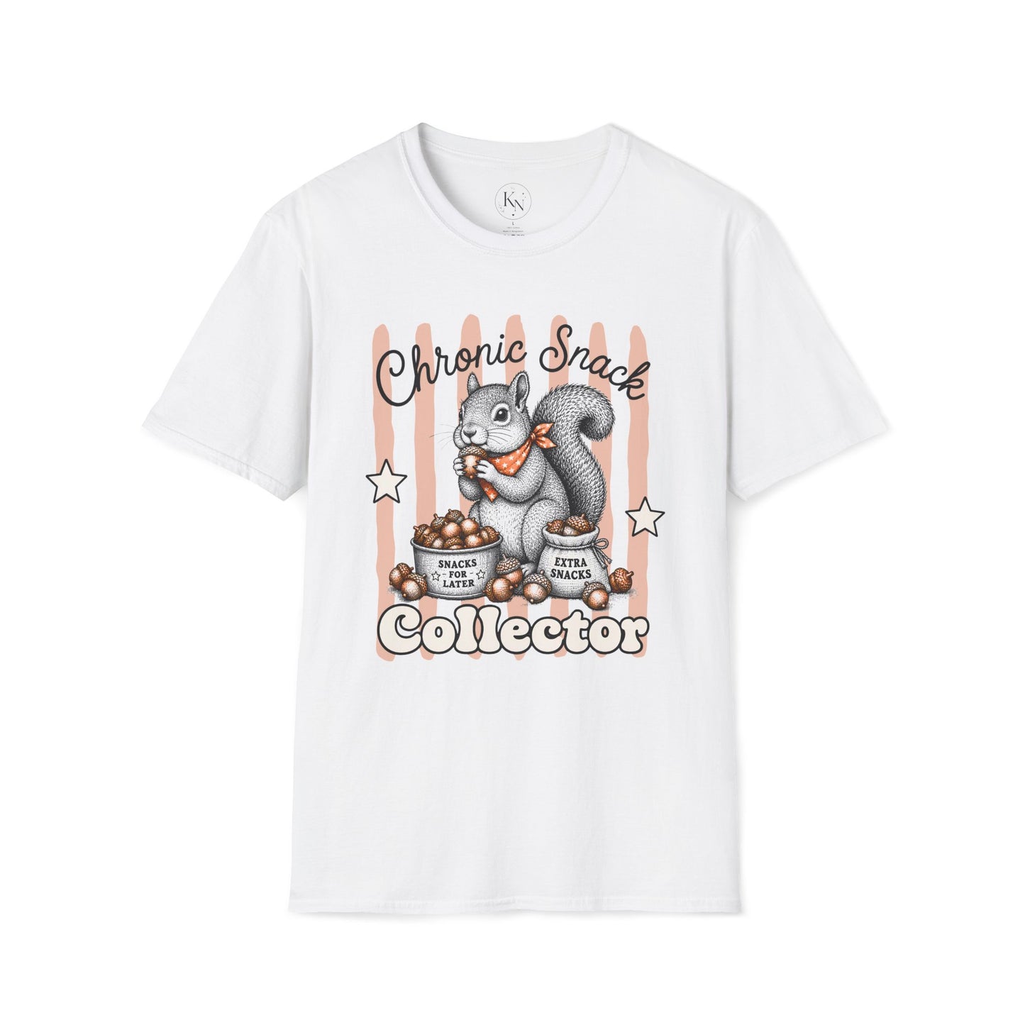 'Chronic Snack Collector' Squirrel Graphic Tee