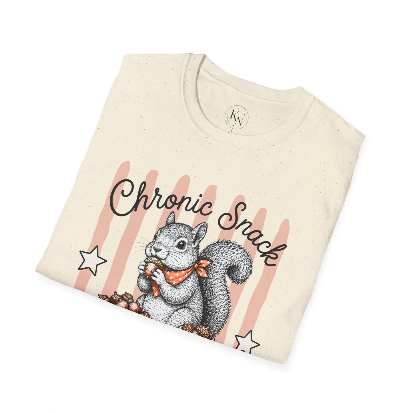 'Chronic Snack Collector' Squirrel Graphic Tee