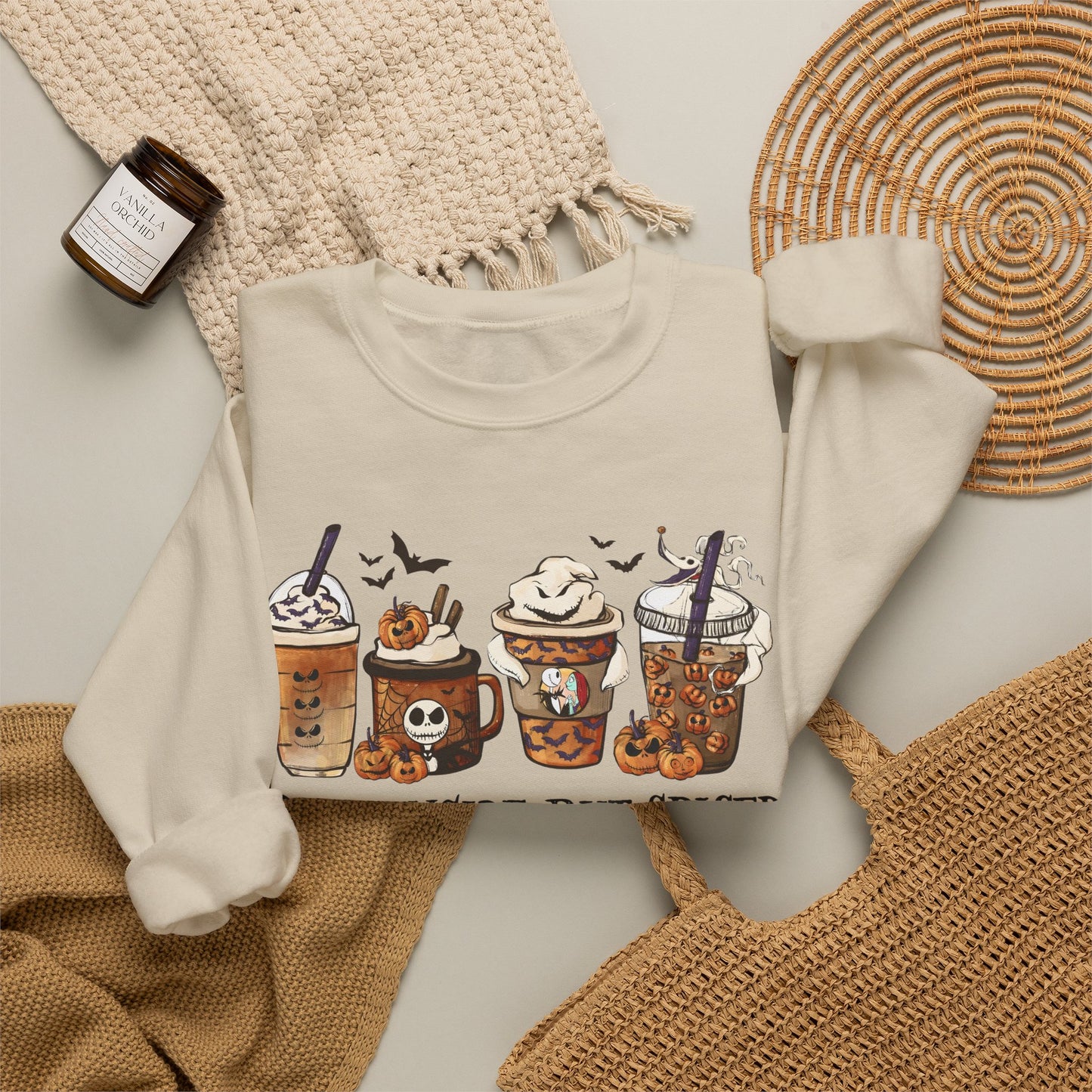 Dead Inside But Spiced Pumpkin Spice Latte Crewneck