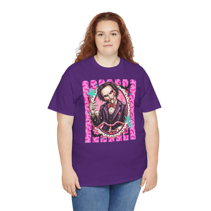 Saw Portrait Tee — Colorful Spooky Horror Shirt