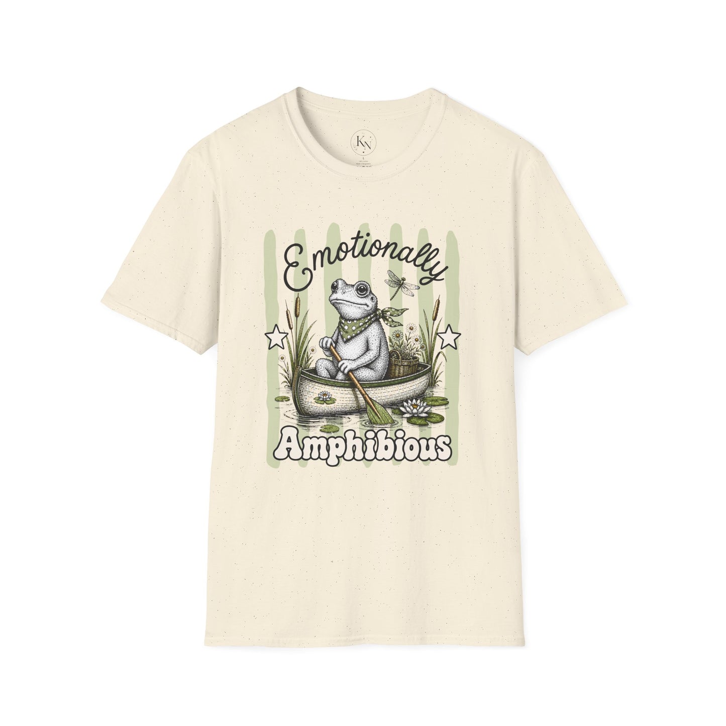 'Emotionally Amphibious' Frog Graphic Tee