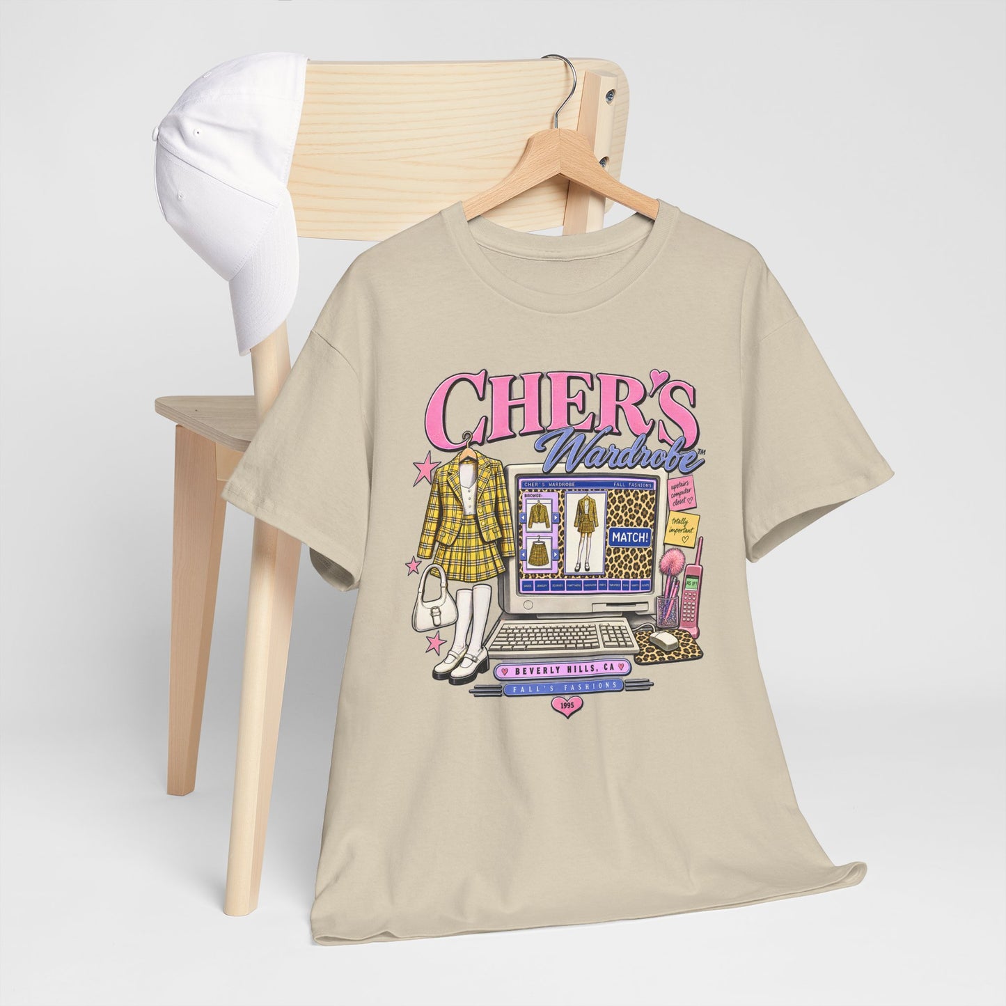 Cher's Wardrobe Graphic Tee | 90s Movie Nostalgia
