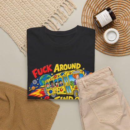 Fuck Around & Find Out Retro Comic Graphic Tee