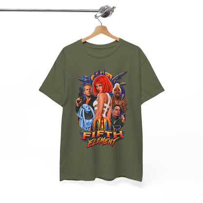 Retro Sci-Fi Character Collage Graphic Tee