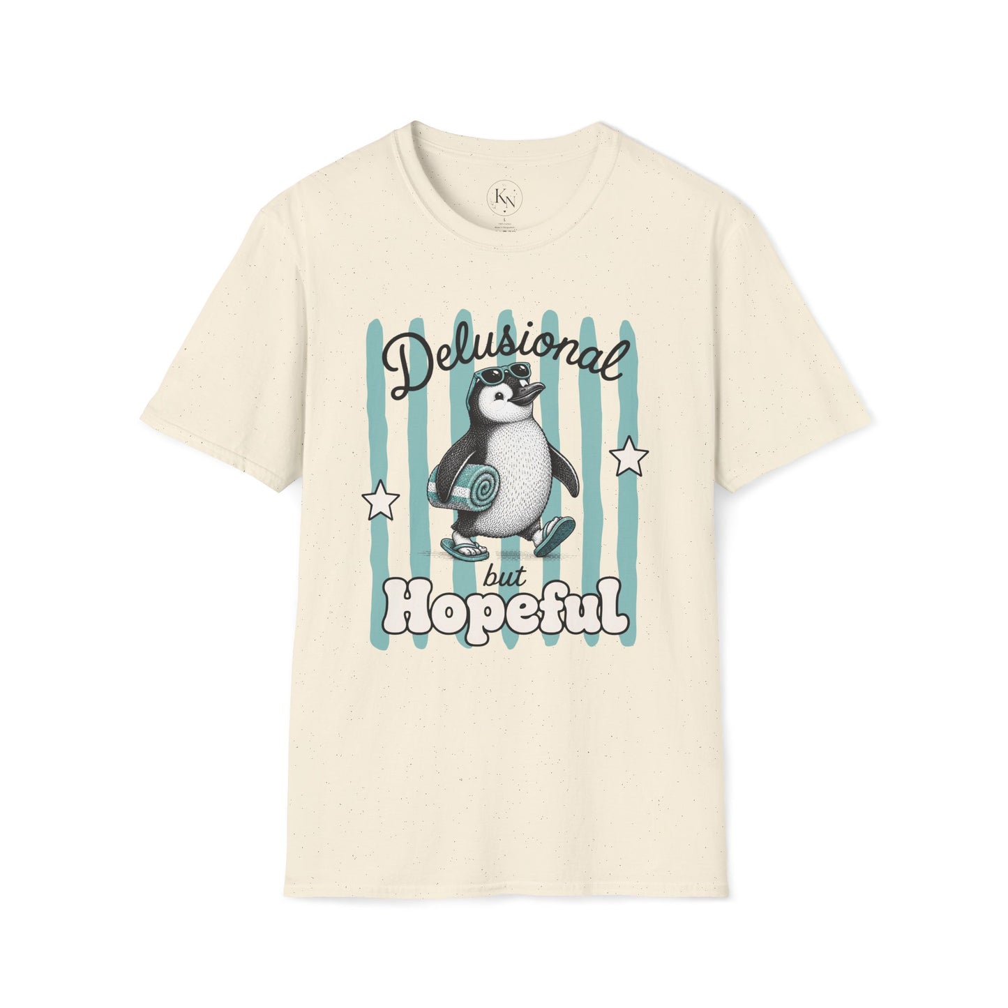 'Delusional but Hopeful' Penguin Graphic Tee