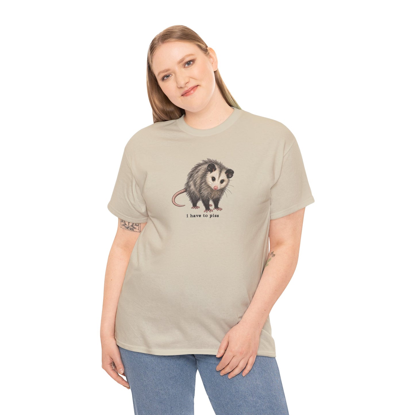 I Have To Piss Possum Graphic Tee