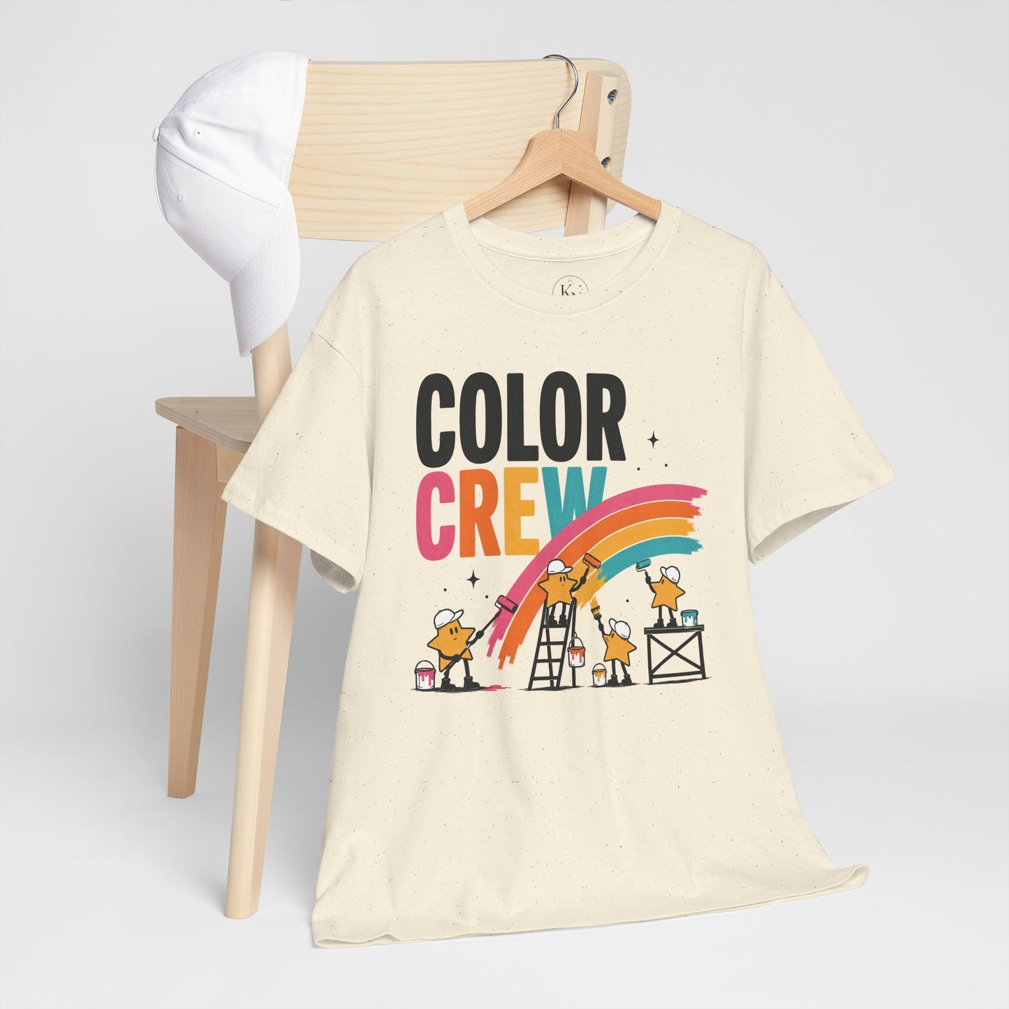 Color Crew Pop Art Tee — Stars Painting the Sky Graphic Tee