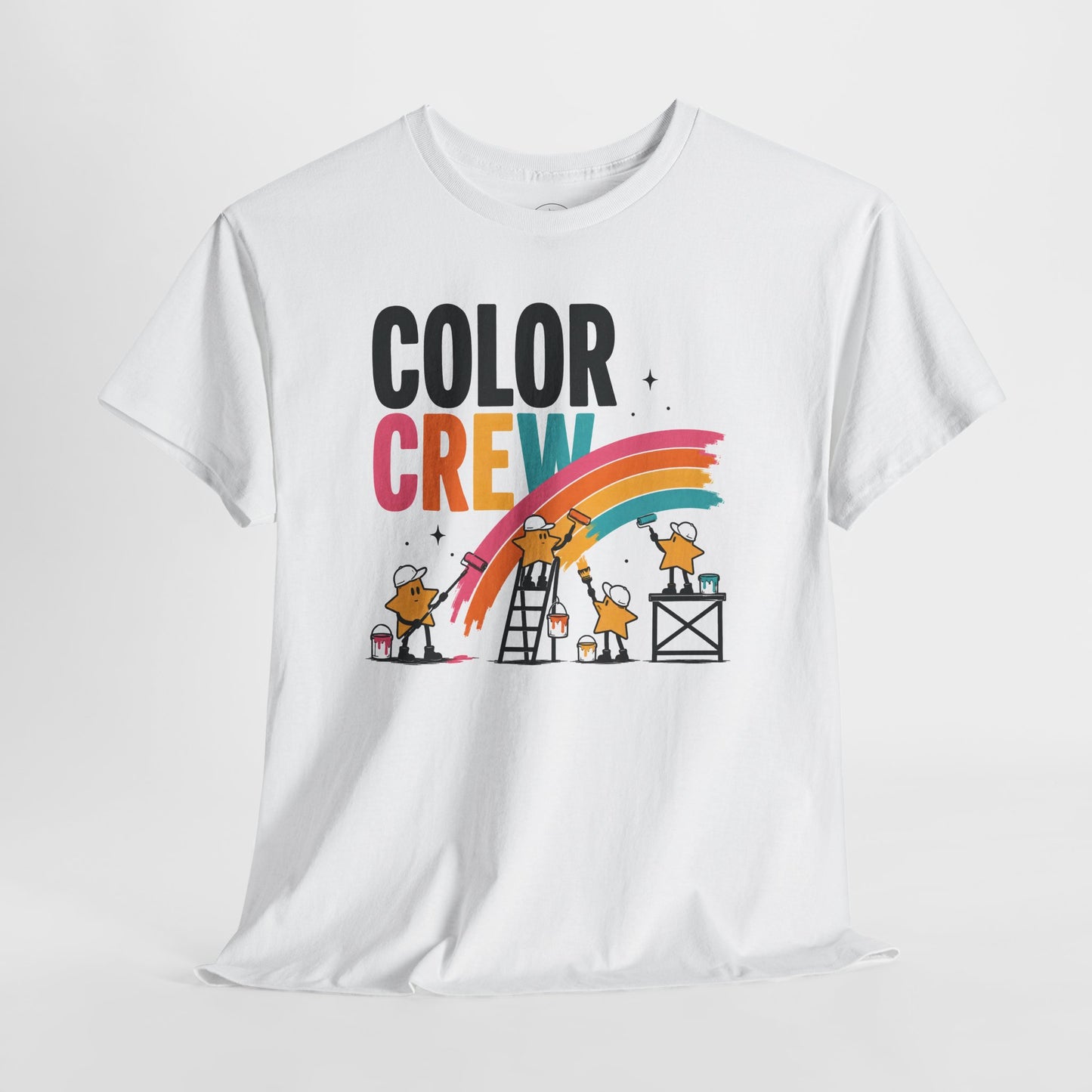 Color Crew Pop Art Tee — Stars Painting the Sky Graphic Tee