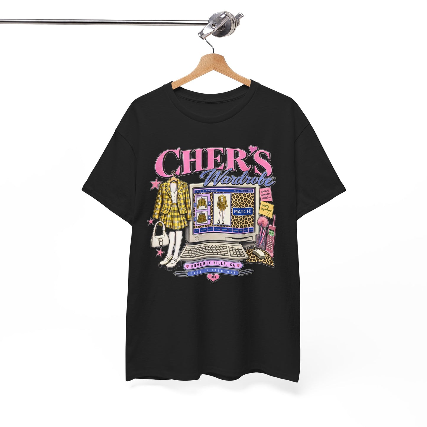 Cher's Wardrobe Graphic Tee | 90s Movie Nostalgia