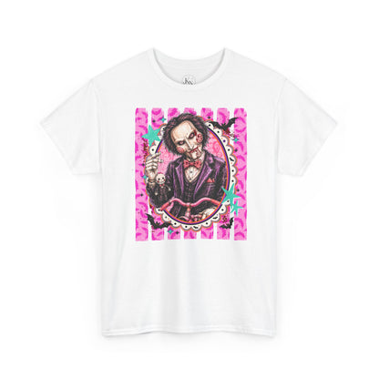 Saw Portrait Tee — Colorful Spooky Horror Shirt