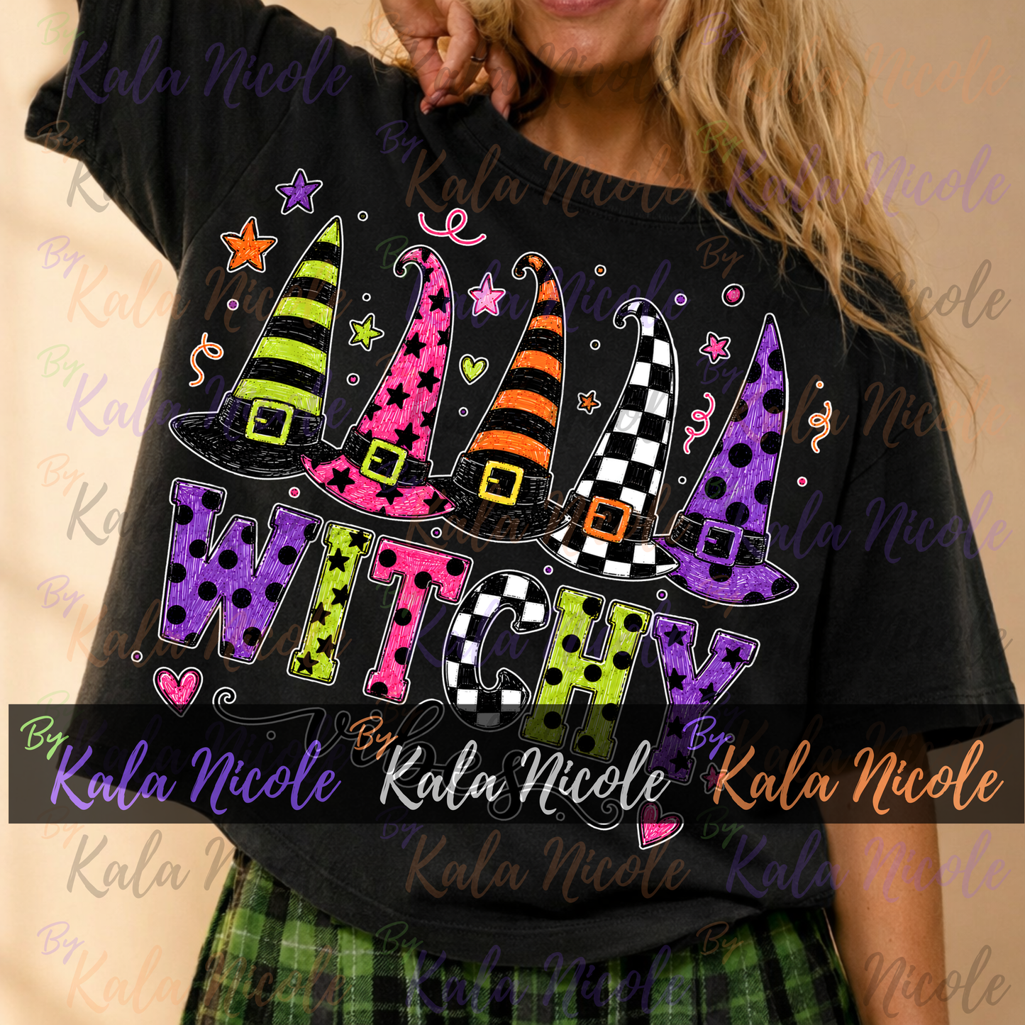 Witchy Vibes PNG Bundle | Trendy Halloween PNG | Fall PNG | Cute Witch Clipart (Digital Download)