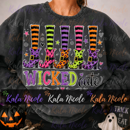 Wicked Cute PNG Bundle | Trendy Halloween PNG | Fall PNG | Cute Witch Clipart (Digital Download)