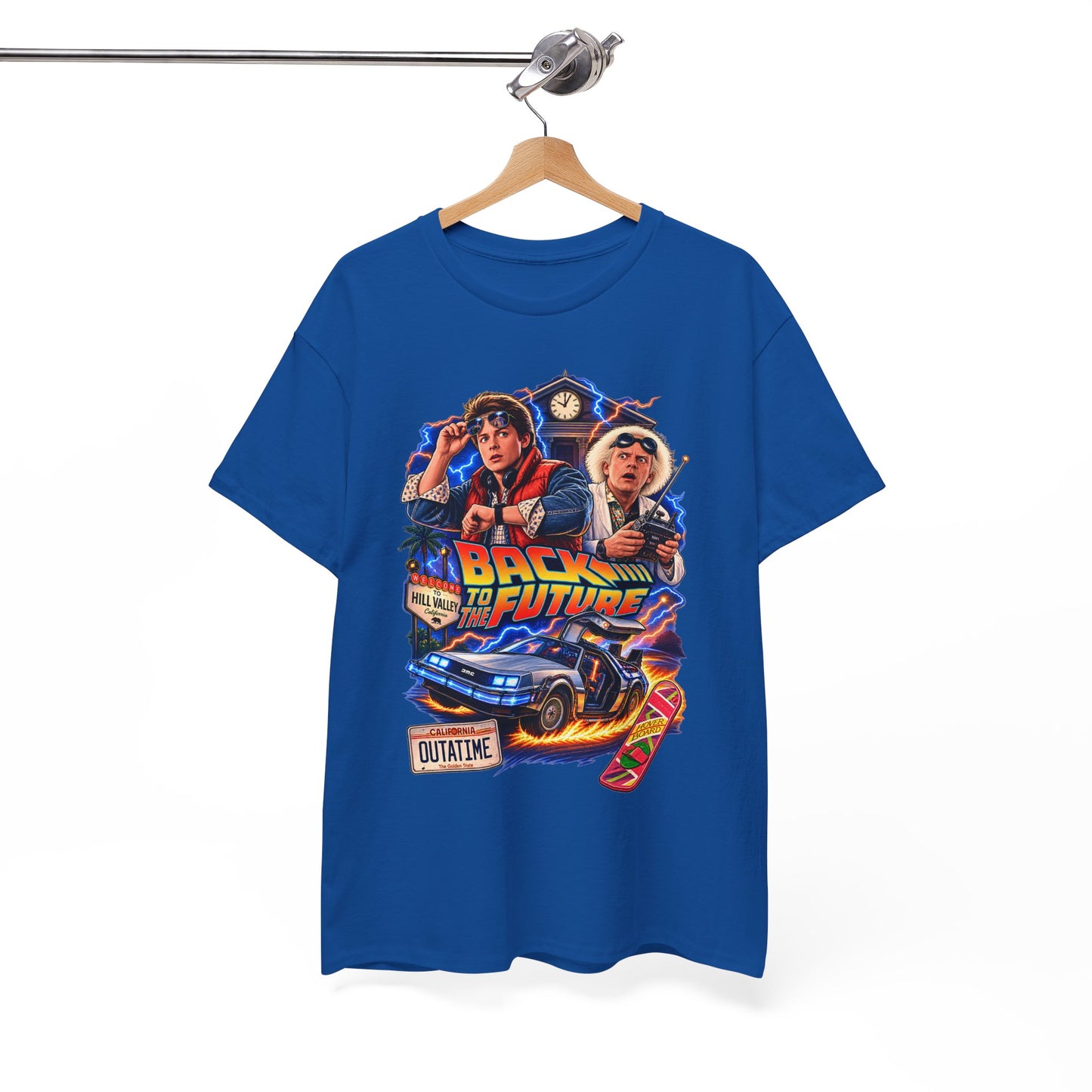 Retro Time Travel Movie Graphic Tee