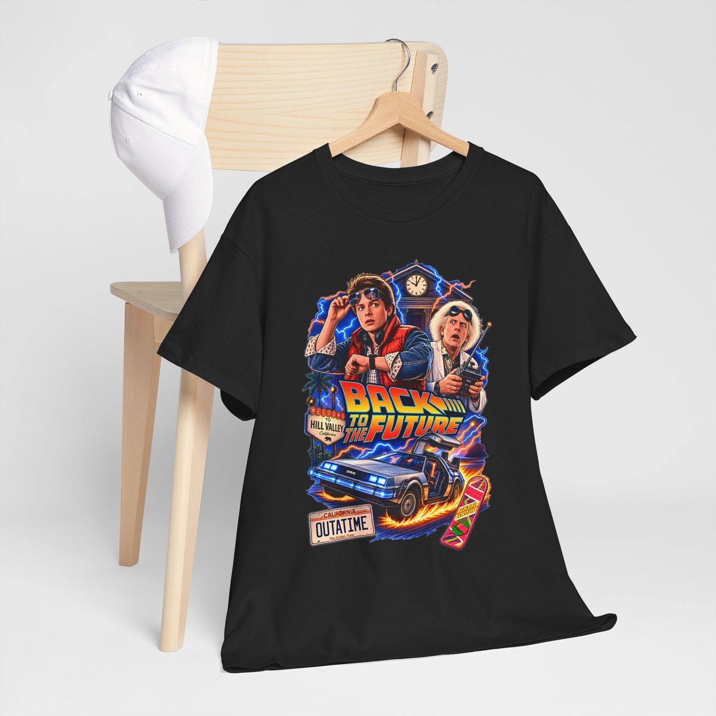 Retro Time Travel Movie Graphic Tee