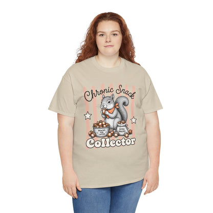 Chronic Snack Collector Retro Squirrel Graphic Tee
