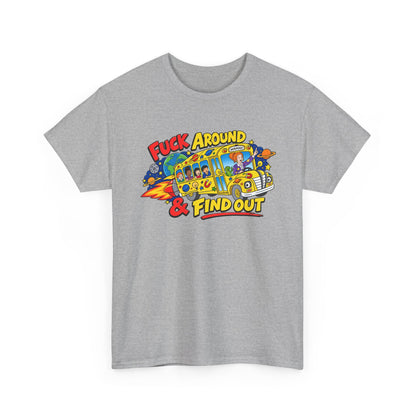 Fuck Around & Find Out Retro Comic Graphic Tee