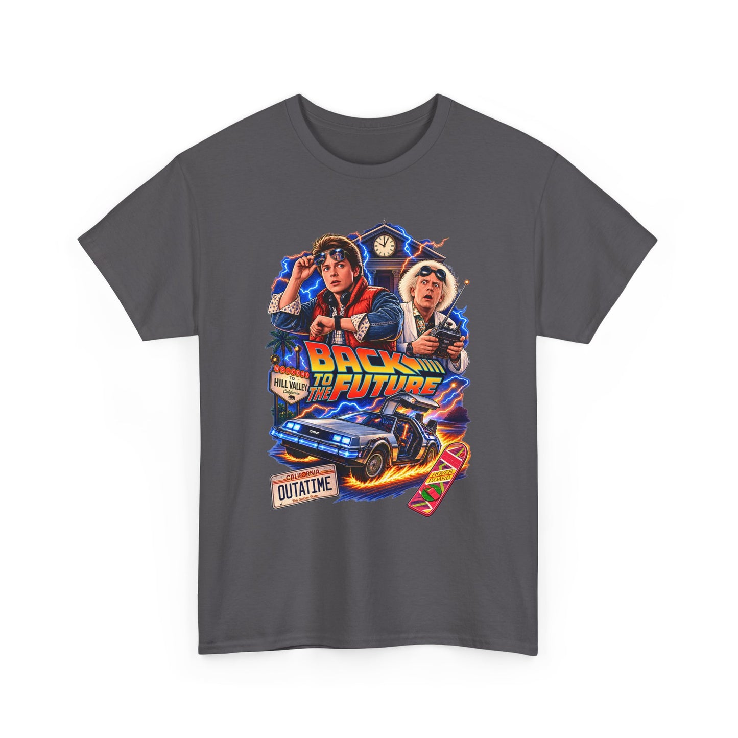 Retro Time Travel Movie Graphic Tee