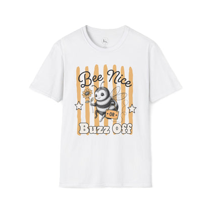 'Bee Nice or Buzz Off' Bee Graphic Tee